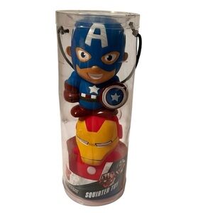 Marvel Avengers Captain America and Iron Man Squirter Toys Ages 3+ New
